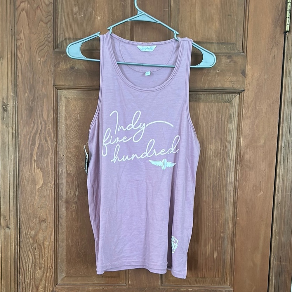 Indy 500 Tank Top Color Orchid Size Small